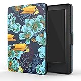 MoKo Case for Kindle E-reader (8th Generation 2016) - The Thinnest and Lightest  Cover with Auto Wake/Sleep for Amazon Kindle (6 Display, 8th Gen 2016 Release), Toucan Bird