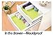 RanBow floor PVC waterproof multifunction thick mat,Use in the living room, bedroom, kitchen, bathroom, closet, shoe rack.Non-slip mats, game pad, Baby crawling mat , baby floor mat(43 * 180*),Green