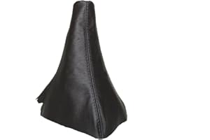 The Tuning-Shop Ltd for Toyota Supra MK3 1986-1993 Shift Boot Black Genuine Leather