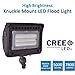 SZGMJIA 60W LED Flood Light With Knuckle, Dusk to Dawn Outdoor, Ultra Brightness Daylight 7800lm 300W Equivalent, Waterproof Security for Yard Garden Playground