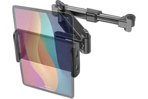 KUNOVA (TM) Car Tablet Holder, Headrest Mount Holder Compatible with Smartphones, Tablets with 360° Adjustable Rotating Car B