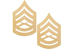 MEDALS OF AMERICA EST. 1976 United States Marine Corps (USMC) chevron satin gold GYSGT E-7 Gunnery Sergeant.