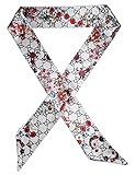 SUPCollect Customs Designer Wrappy Head Hair Scarf,Narrow Head band Wrap,Trendy and Deluxe (GG FLORAL)