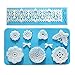2PCS Lace Silicone Mold Mould Fondant Cake Decoration Baking Bakeware Flower