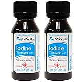 Swan Iodine Tincture U.S.P. - 1 fl oz (2 pack)