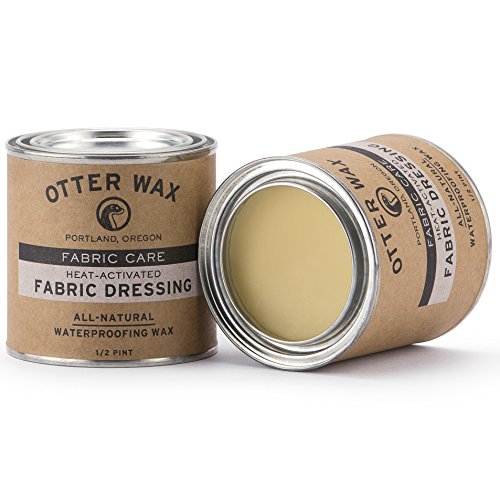 Otter Wax HeatActivated Fabric Dressing 1/2 Pint AllNatural Water Repellent Made in USA