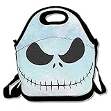 ZMvise Before Christmas Jack Skull Skellington Lunch Tote Insulated Reusable Picnic Lunch Bags Boxes Men Women Kids Toddler Nurses Travel Bag