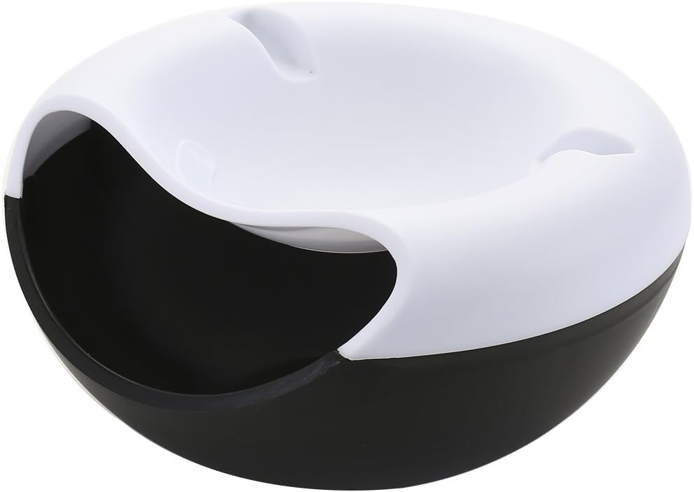 Mochiglory Double-Layer Snacks Candy Sweets Peanuts Storage Box Fruit Melon Seeds Plate Bowl Dish Phone Holder