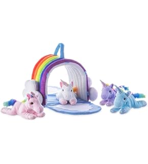 plush unicorn playset