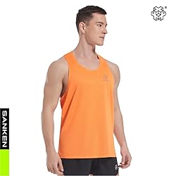 Sanken Men's Seamless Running Tank Tops Ultra