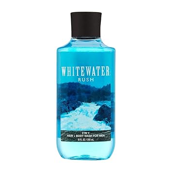 Bath Body Works Signature Collection 2 In 1 Hair Body Wash Whitewater Rush For Men 10 Ounce