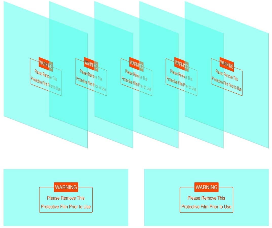 YESWELDER 5PCS Normal Viewing Screen Outer Replacement Lens and 2Pcs Inner Replacement Lens for LYG-L600A Welding Mask