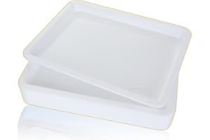 QTLCOHD 12Pcs Plastic Art Trays White Activity Crafts Tray Organizer Tray Serving Tray for Home,School,Kids,DIY Projects,Painting and Beads
