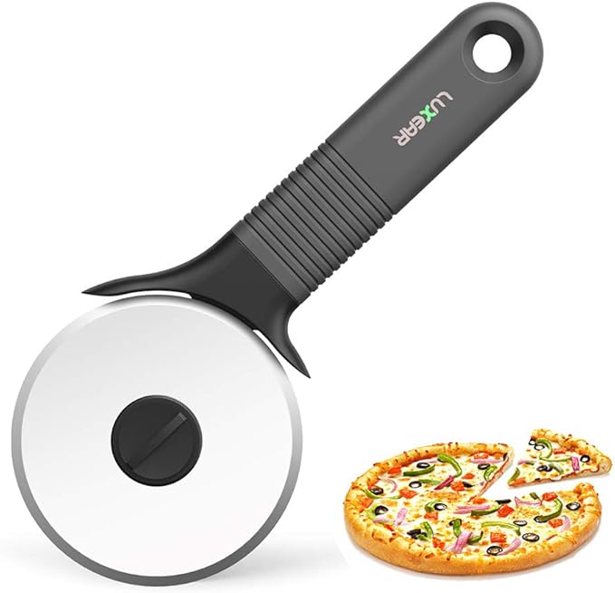 Luxear Roulette à Pizza Avec Poignée En Silicone, Couteau ...