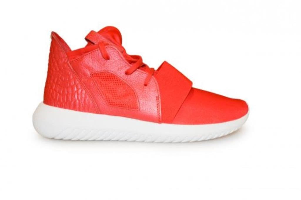 womens adidas tubular red