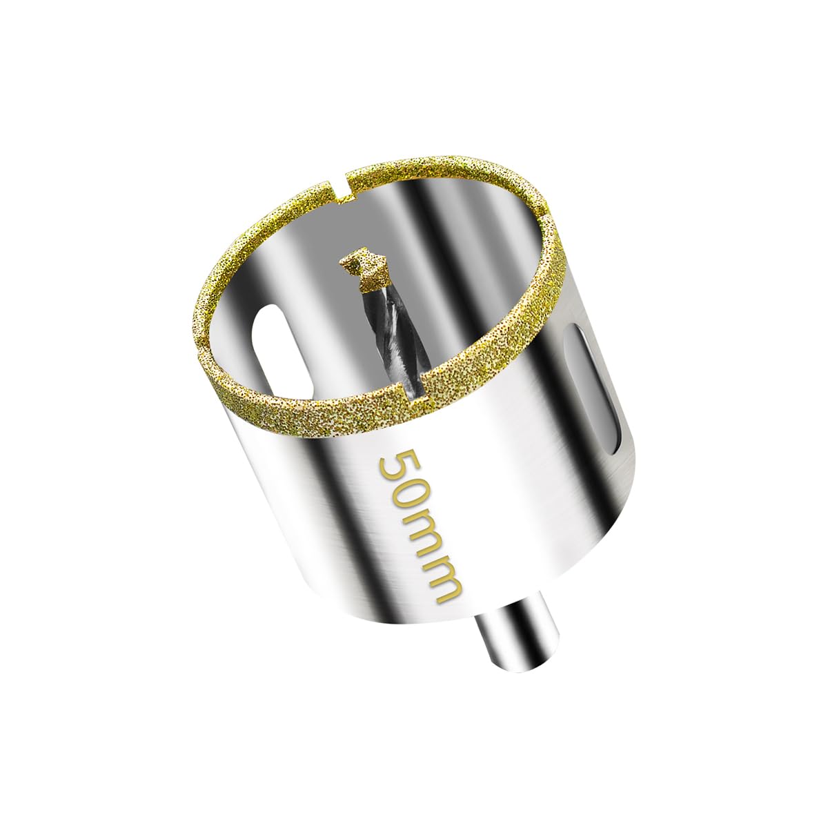 Meccion Diamond Hole Saw with Pilot Center Drill Bit 50mm Diamond Core Hole Cutter for Tile, Porcelain, Glass, Marble, Ceramic — image 1
