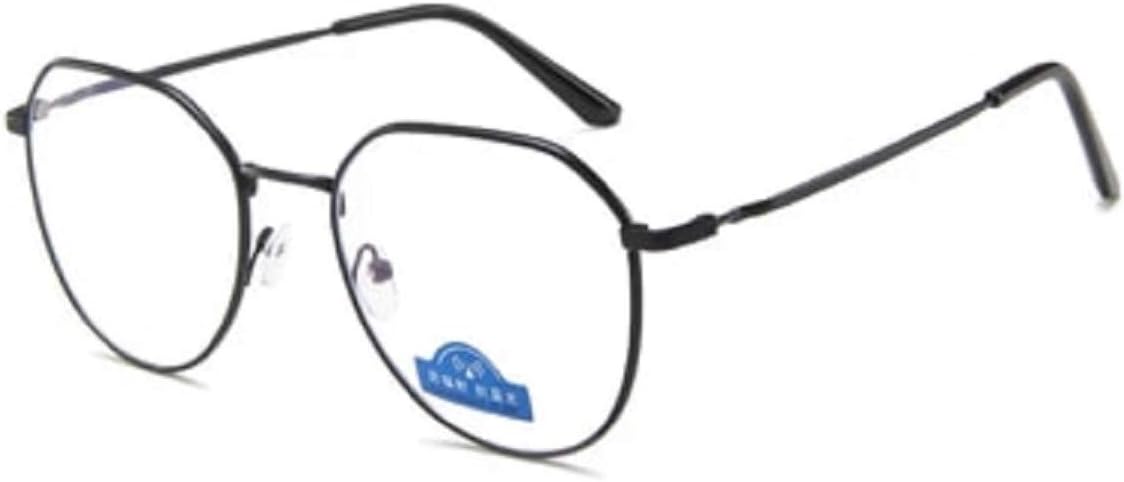 Retro Blue Light Blocking Glasses Ray Filter Computer Anti-Glare Eye Strain Reading Gaming Game Eyeglasses Eye-wear Unisex Men Women Headache Reducing Eye Fatigue Prevention