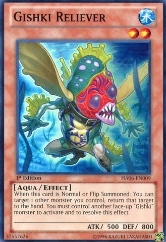 Yu-Gi-Oh! - Gishki Reliever (HA06-EN009) - Hidden Arsenal 6: Omega Xyz - 1st Edition - Super Rare