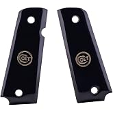 Salvatore Acrylic Handle Grip with Metal Logo for Colt 1911