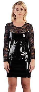 Black Level Lack-Kleid Spitze, XL