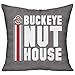 The Ohio State University OSU Ohio State Buckeyes Local Pillow Cushion 18 Inch