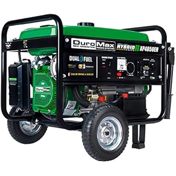 Duromax XP4850EH Dual Fuel 4850 Watt Electric Start Portable Generator
