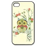 Vintage Owl Hard Case Cover Skin for iphone 4 4s, Retro Owl Hard Case Cover Skin for iphone 4 4s