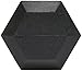 Amazon Basics Rubber Hex Dumbbell Hand Weight, 40 pound, Single, Black