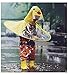 ANEXA Cute Kids Raincoat Cartoon Umbrella Yellow Duck Packable Children's Hooded Poncho Cloak (Small, Yellow Duck)