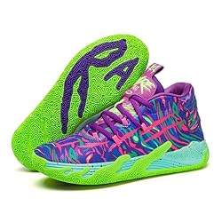 Wqsugnt Mens Multicolor High Top Basketball Shoes