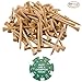 PGA Approved Professional Bamboo Golf Tees 2-3/4 Inch - FREE Poker Chip Ball Marker - Stronger than Wood Tees Biodegradable & Less Friction, 250, 500 or 1000 Bulk Bag