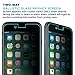 Tech Armor Privacy Ballistic Glass Screen Protector Designed for Apple iPhone 7 Plus, 8 Plus 5.5 Inch 1 Pack Tempered Glass