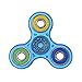 Rinhoo Glow in the Dark Hand Spinner Fidget Tri-Spinner Toys With Premium Hybrid Ceramic Bearing Perfect For ADD, ADHD, Anxiety, and Autism Adult Children (Blue)