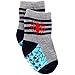 Superhero Baby Toddler 3 pack Gripper Athletic Socks (3T-4T, Spidey Grey)