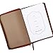 Trust Jeremiah 17:7-8 Bible Verse Brown Faux Leather Journal Inspirational Zippered Notebook w/Ribbon and Lined Pages, 6.5 x 8.75 Inches