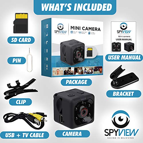 Mini Spy Camera with SD Card Included Full HD 1080p with Motion