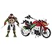 Teenage Mutant Ninja Turtles Movie 2 Out Of The Shadows Raphael With Motorcycle Vehicle With Figure