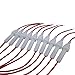 DIGITEN 6x30mm AGC Fuse Holder In-line Twist type with 20 AWG Wire (Pack of 10)