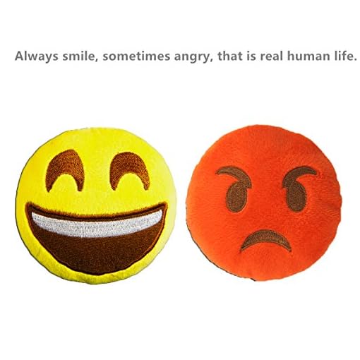 Cevinee 4" Set of 9 Mini Emoji Plush Pillows Set, Cute Emoji Party Favor for Kids - Image 5