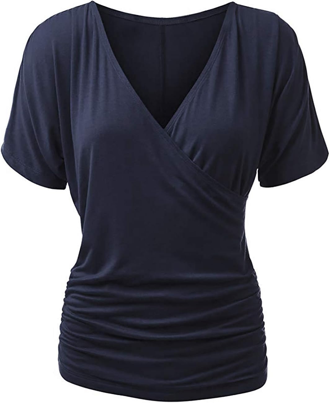 wrap around tops plus size