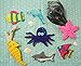 R&M International Aquarium Cookie Cutters, Dolphin, Angelfish, Shark, Seahorse, Starfish, Octopus, Tropical Fish, 7-Piece Set