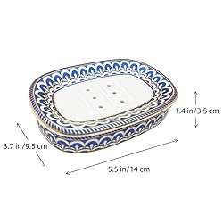 Self Draining Soap Dish, Double-Layer Bar Soap