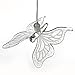 IMAGE Solar Color Changing Butterfly Wind Chimes Mobile LED Gift for Home Garden Patio Yard Lawn Decor