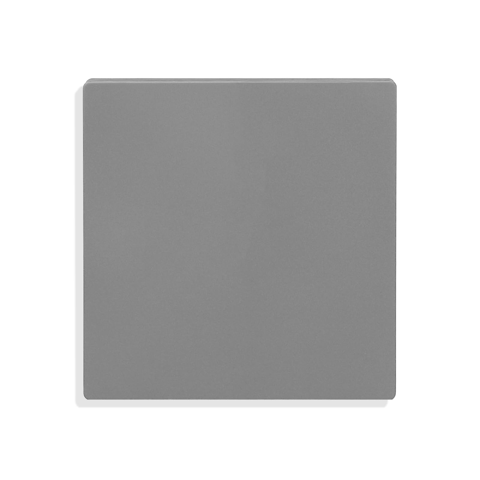 CNBINGO Rocker Button Switch, Plastic Grey Wall Plate, Electrical Single Light Switch