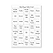 InvitationHouse Pink Floral Baby Shower Bingo Cards - Prefilled Baby Bingo Games - Set of 24