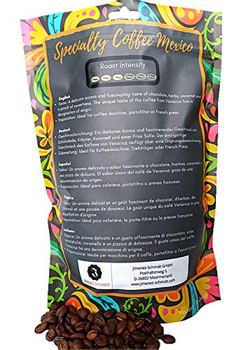 Spezialitätenkaffee aus Mexiko 500g| Sortenreine Kaffeebohnen 100% Arabica| Langsame Crema Trommelröstung| Säurearm und… – Bild 3