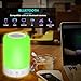 Bluetooth Speakers,POECES Hi-Fi Portable Wireless Stereo Speaker with Touch Control 6 Color LED Themes,Best Gift for Women and Children (Upgraded Version)thumb 2