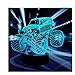 Car Gifts Monster Truck Night Lights for Kids Tracktor Toys 3D Illusion Lamp Christmas Birthday Gifts for Boys