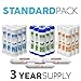 Express Water 3 Year Reverse Osmosis System Replacement Filter Set 21 Filters, Carbon GAC, ACB, PAC, Sediment SED 10 inch Size