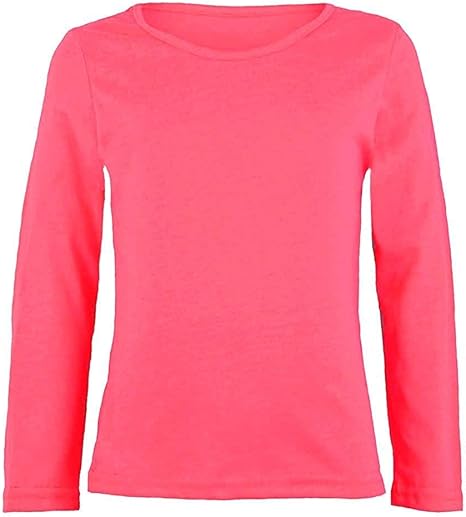 t shirt bambina tinta unita